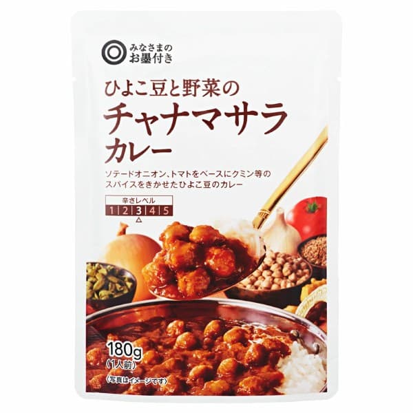 Front view of product: Approved by Everyone Chickpea and Vegetable Chana Masala Curry
