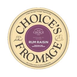 Front view of product: CHOICE’s Fromage, Rum Raisin