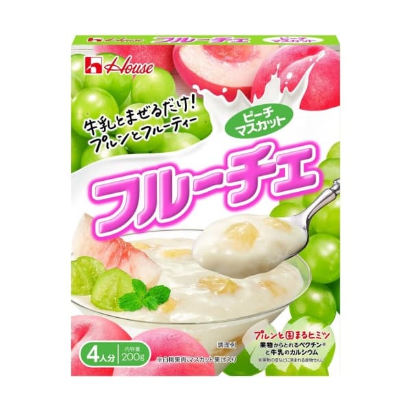 Front view of product: House Fruiche, Peach Muscat