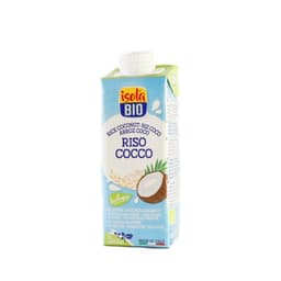 Front view of product: Isola Bio Rice Milk with Coconut
