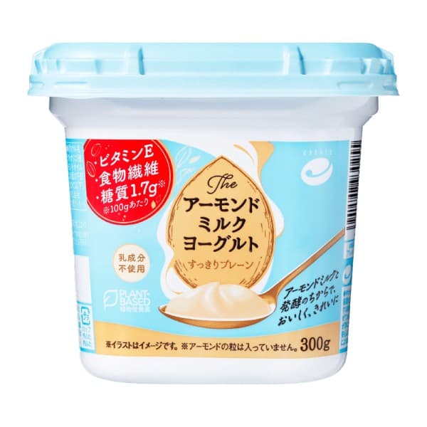 Front view of product: Kokubu Foods The Almond Milk Yogurt