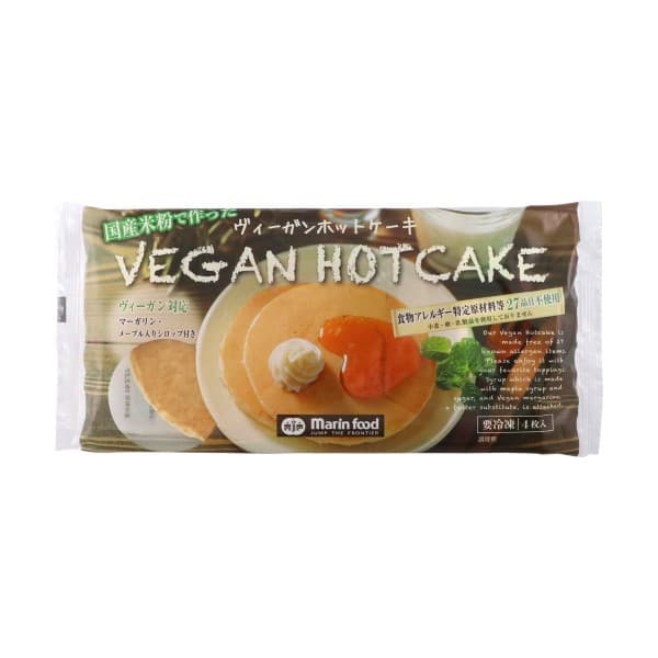 Front view of product: Marinfood Vegan Hotcake