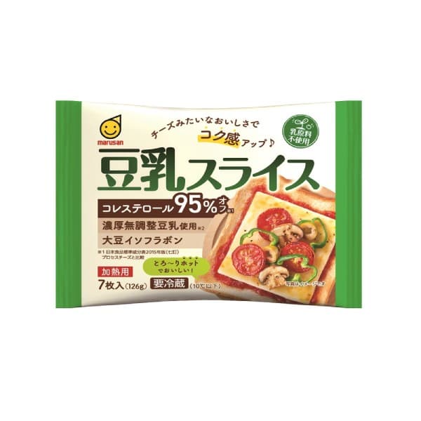 Front view of product: Marusan Soymilk Slices