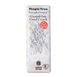 Front view of product:  People Tree Fair Trade Bar Chocolate, Ground Oats Cereal Crunch