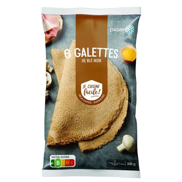 Front view of product: Picard Galettes de Blé Noir