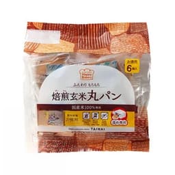 Front view of product: Tainai Roasted Brown Rice Bread Roll